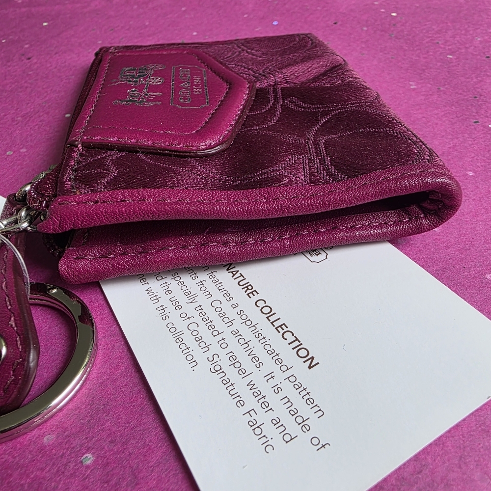 🅢🅞🅛🅓 Coach Card Holder Keycase - Picture 8 of 13